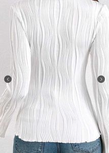 White Knit Top