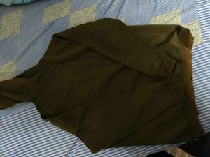 Roadster Hoodie Olive Green And Premium Look