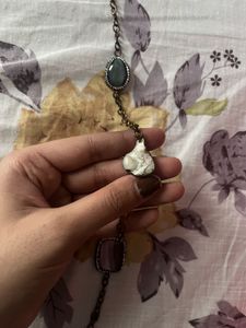 Antique Boho Multistrand Layered Necklace