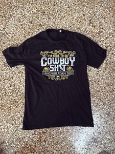 Cowboy Graphic Print T-Shirt