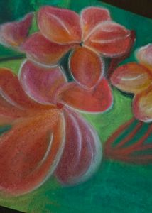 Soft Pastel Drawing Of Flowers 🌺