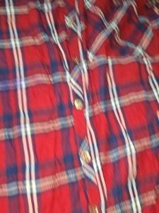 Red and Blue Plaid Shirt