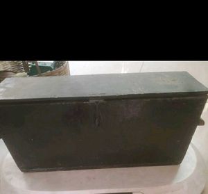 Vintage Old Wooden Box With Locking System