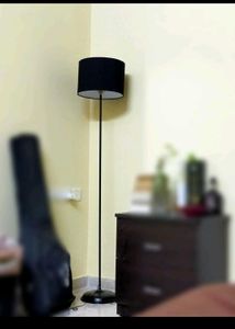 Tu Casa Stylish Black Shade Floor Lamp Metal