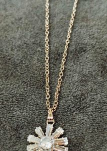 Floral Crystal Necklace