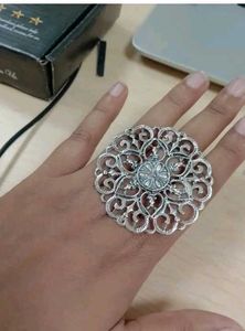 Silver Tone Rings - 4 pc set