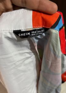 SHEIN Unique Half&amp;Half Shirt