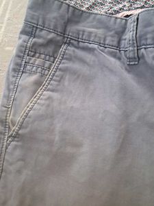 Denim Look Chinos /Trousers