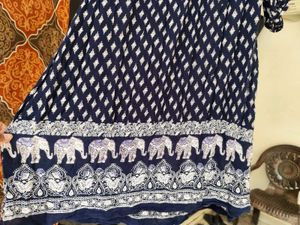 Jaipuri Print Dress For Women