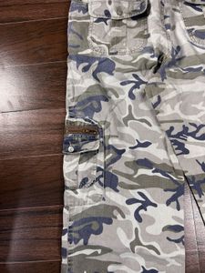 Camo Cargo Wide Leg Pants