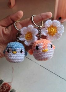 Crochet Bird Keychains