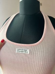 Pink Halter Top