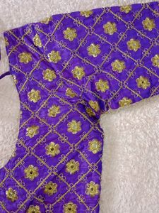 Purple 💜 Colour Blouse, No Tag But New One