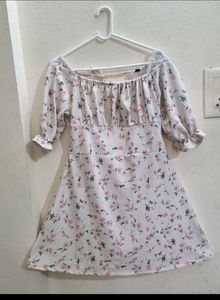 Floral Print Mini Dress