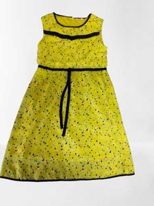 Yellow Dotted Dress