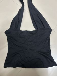 Black Bandeau Top