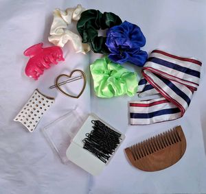Hair Accessories+Wooden(neem) Comb