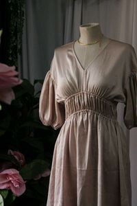 H&amp;M Elegant Champagne Dress