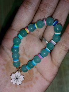 Sakura Charm Beaded Bracelet