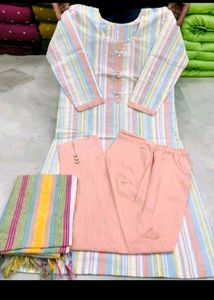 4 Set Of Kurta And Pant 1 Dupatta Sale❗