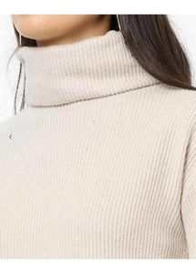 High Neck Knitted Pullover