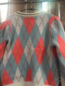 Argyle Pattern Sweater