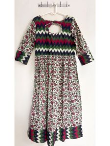 Anouk Printed Cotton Kurti | Size L