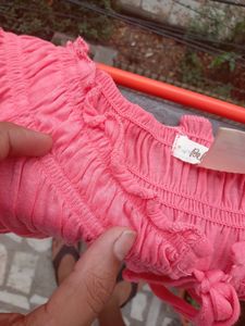 Peach Coloured Crop Top