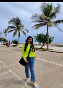 Neon Green Full Sleeve Top