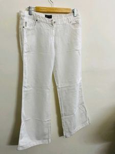 Armani White Trousers