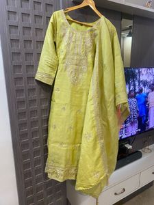 Elegant Embroidered Kurta Set