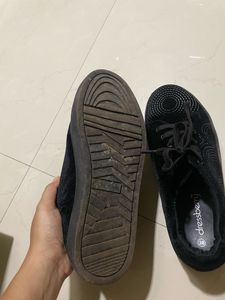Velvet Finished Casual Shoes