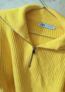 Zara Brand Balloon Sleeves Top