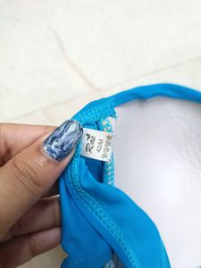 Blue Bikini Top
