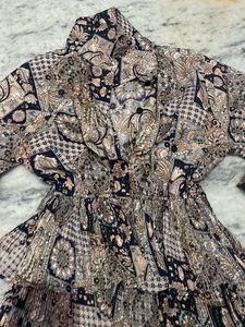 Boho Chic Paisley Print Dress