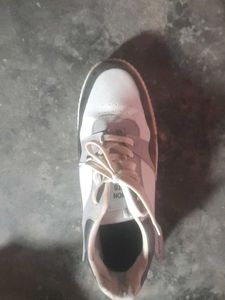 Stylish Grey &amp; White Sneakers