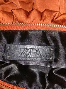 Zara Russet Ruffle Mini Bag