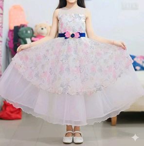 Elegant Girls' Party Dress