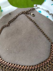 Boho Red Bead Necklace