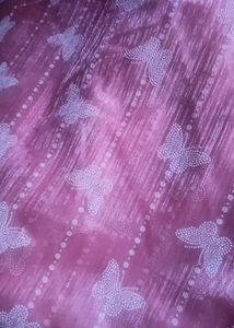 Pretty Pink Saree With Blouse Pieces