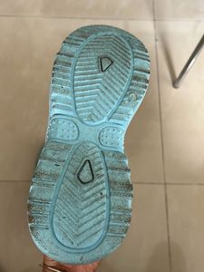 Blue Platform Sneakers