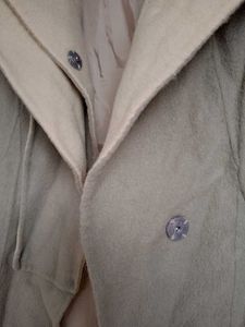 Light Grey Coat with Free Cardigan