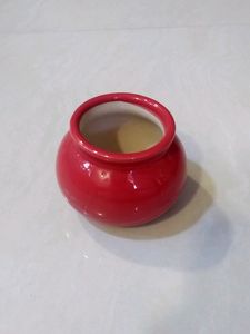 Red Ceramic Pot
