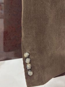 Men Corduroy Blazer - Classic Brown