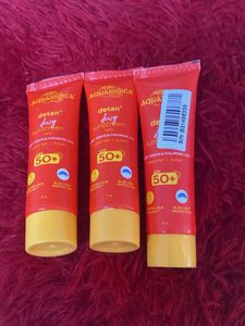 3 Detan Dewy Sunscreen Tube Set - Aqualogica