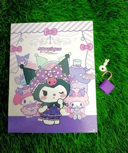 Sanrio Kuromi Lock Diary