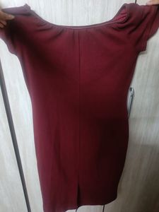 Maroon Dress