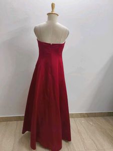Elegant Maroon Maxi Dress