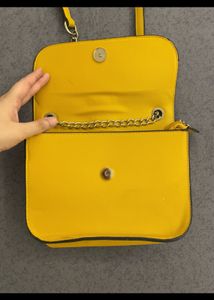 Mustard Tan Sling Bag