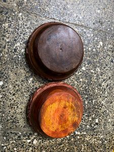 2pice Wooden Bowl